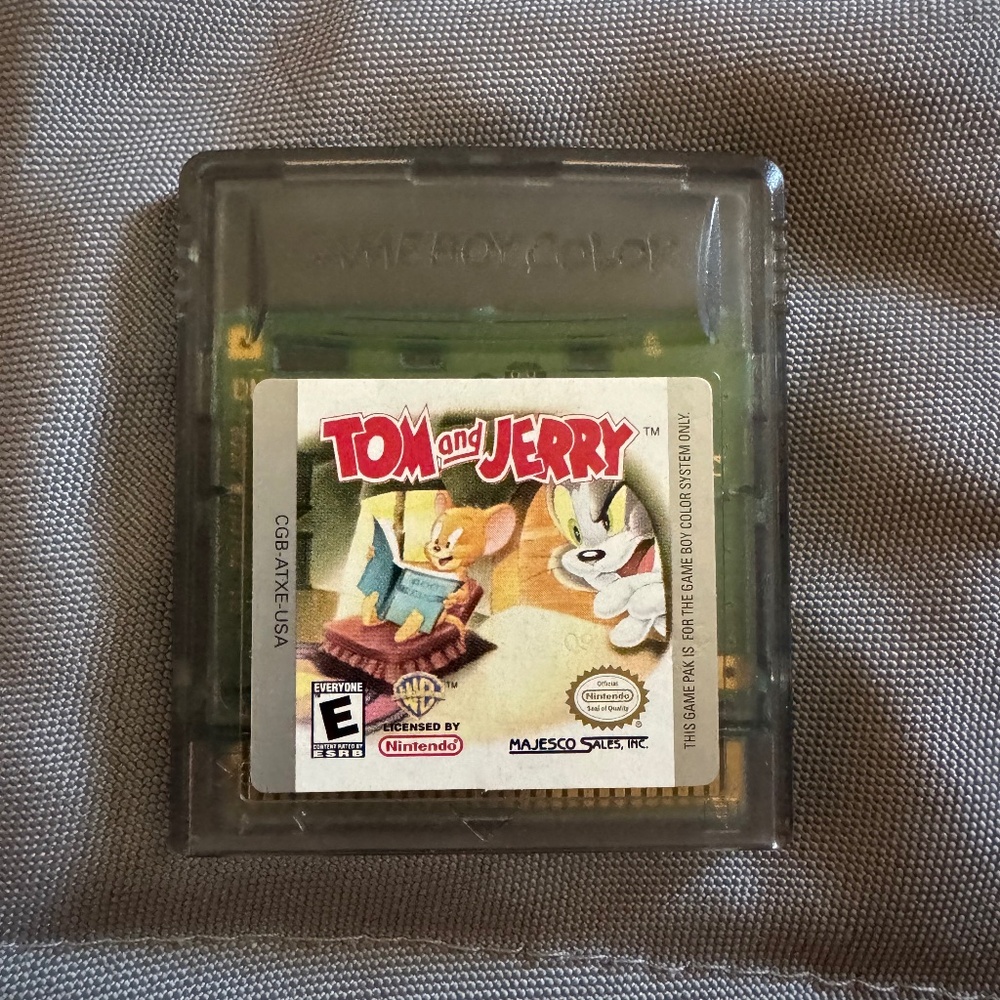 Tom and Jerry Gameboy Color Game